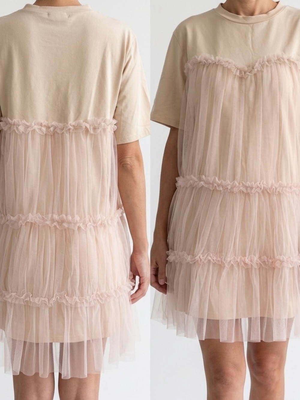 Tiered Ruffled Babydoll Dress - Apricot Lane
